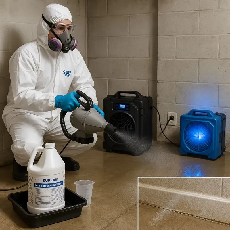 Sanitization and Odor Removal process in Brentwood Estates, TN