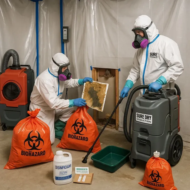 Contaminated Water Handling Protocols process in Brentwood Estates, TN