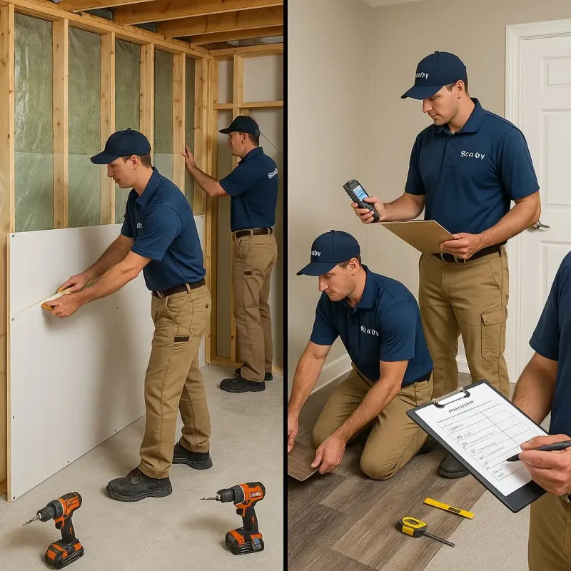 Repairs and Reconstruction process in Brentwood Estates, TN